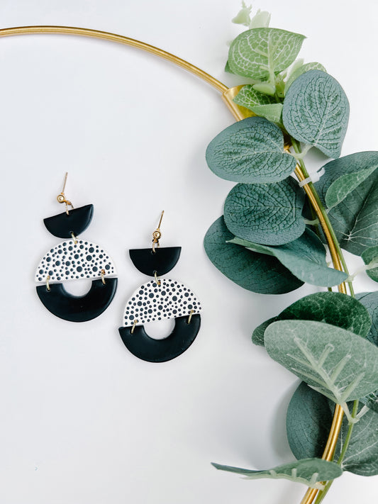 Sydney Eclipse Earring - Black